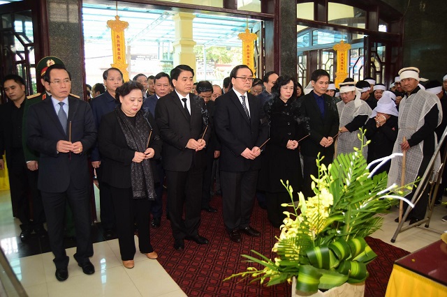 Tổ chức trọng thể lễ tang đồng chí Nguyễn Văn Tâm, nguyên Bí thư Tỉnh ủy Hà Tây - Ảnh 1