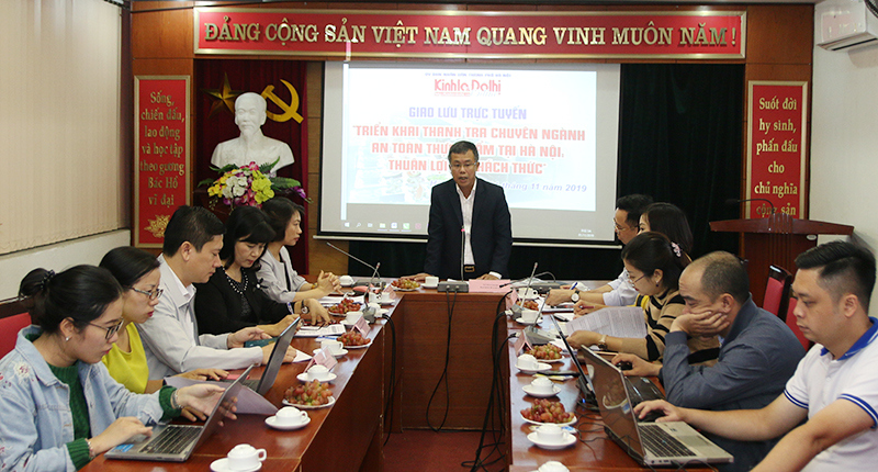 Tọa đàm trực tuyến: “Triển khai thanh tra chuyên ngành ATTP tại Hà Nội: Thuận lợi và thách thức” - Ảnh 2