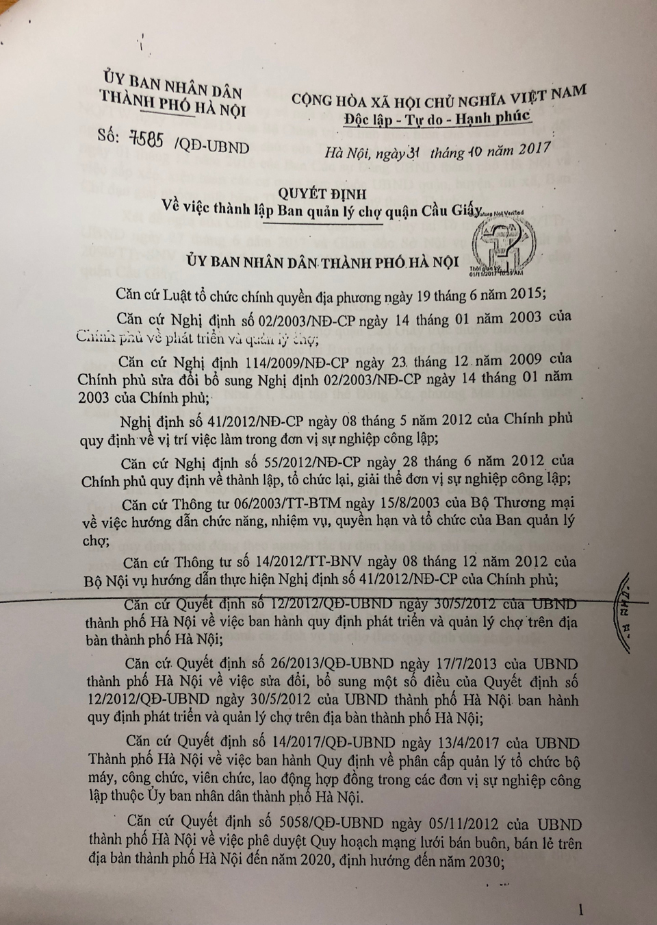 Quận Cầu Giấy đóng cửa chợ nông sản Dịch Vọng Hậu chậm nhất ngày 4/2/2019 - Ảnh 4