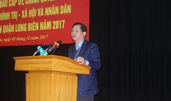 Quận Long Biên: Mong sự chung tay của cấp ủy - chính quyền và người dân - Ảnh 1
