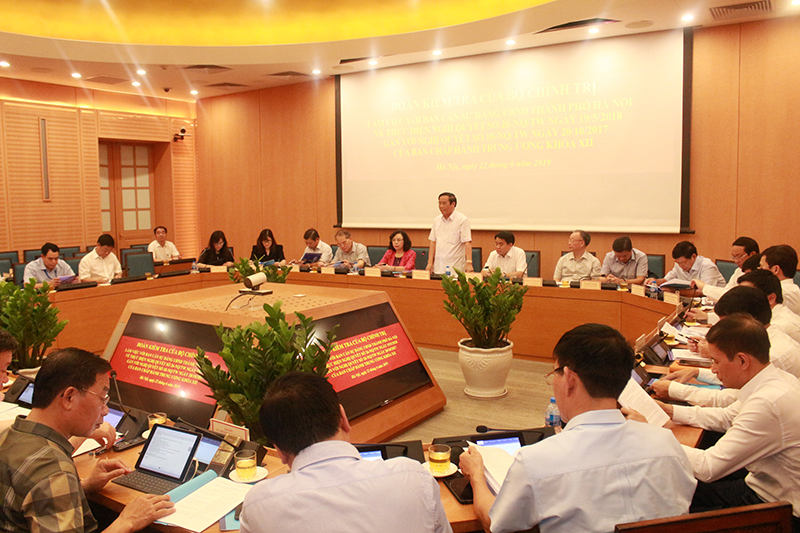 Đoàn kiểm tra của Bộ Chính trị làm việc với Hà Nội về công tác xây dựng đảng - Ảnh 2