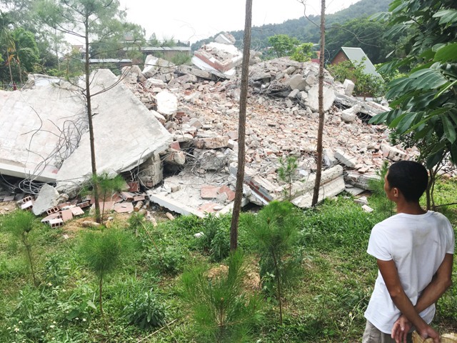 Sóc Sơn đã cưỡng chế 5/20 công trình vi phạm đất rừng tại xã Minh Phú - Ảnh 1