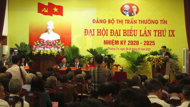 Đại hội điểm tại Đảng bộ Thị trấn Thường Tín: Xây dựng đảng bộ vững mạnh - Ảnh 2