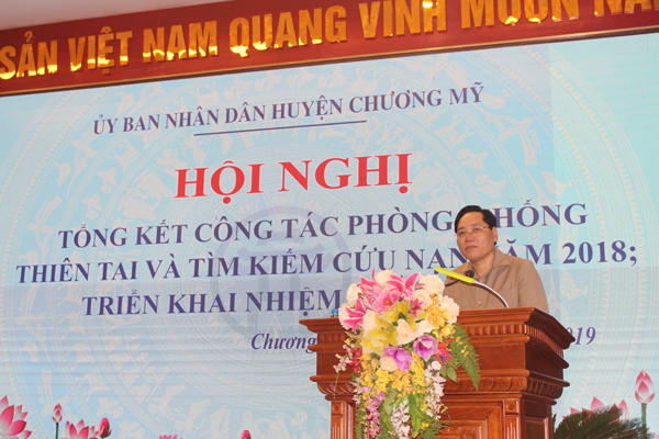 Chương Mỹ chủ động phòng chống thiên tai năm 2019 - Ảnh 1