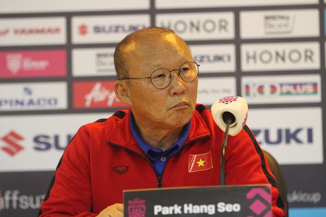 HLV Park Hang Seo: “Chúng tôi chờ đợi trận đấu với đội tuyển Iraq” - Ảnh 1