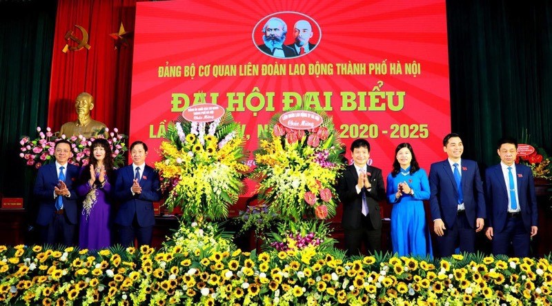 Đảng ủy khối các cơ quan Thành phố Hà Nội: Tổ chức Đại hội điểm tại Đảng bộ cơ quan Liên đoàn lao động Thành phố Hà Nội - Ảnh 1