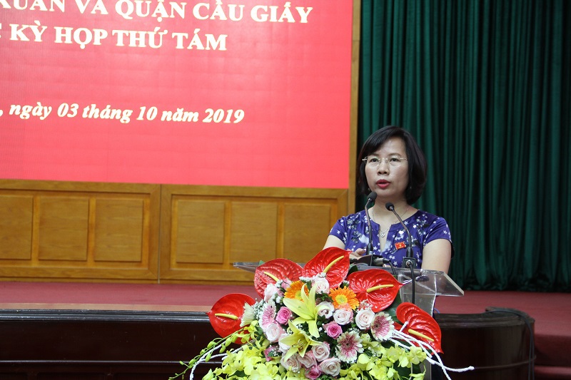 Cử tri quận Cầu Giấy, Thanh Xuân: Kiến nghị quyết liệt thu hồi các dự án chậm triển khai - Ảnh 2