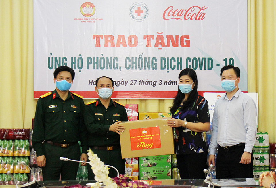 Mặt trận Tổ quốc thành phố Hà Nội hỗ trợ, động viên cán bộ, chiến sĩ Trường Quân sự - Bộ Tư lệnh Thủ đô - Ảnh 1