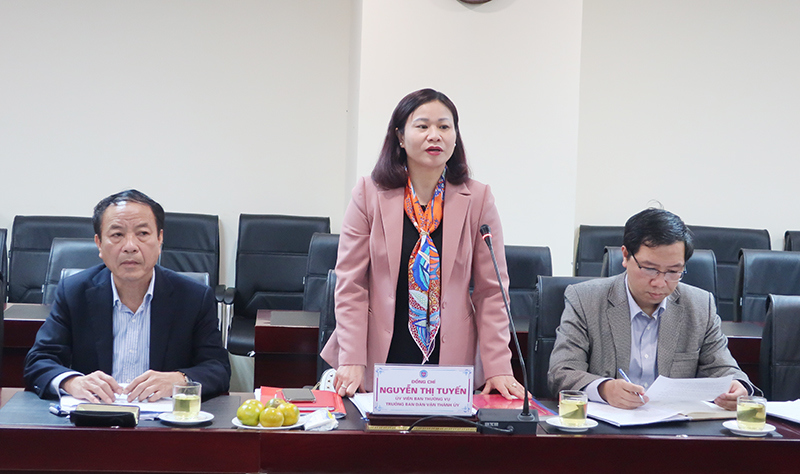 Trưởng Ban Dân vận Thành ủy Nguyễn Thị Tuyến: Cục Hải quan Thành phố cần đẩy nhanh tiến độ Đại hội các chi bộ cơ sở - Ảnh 1