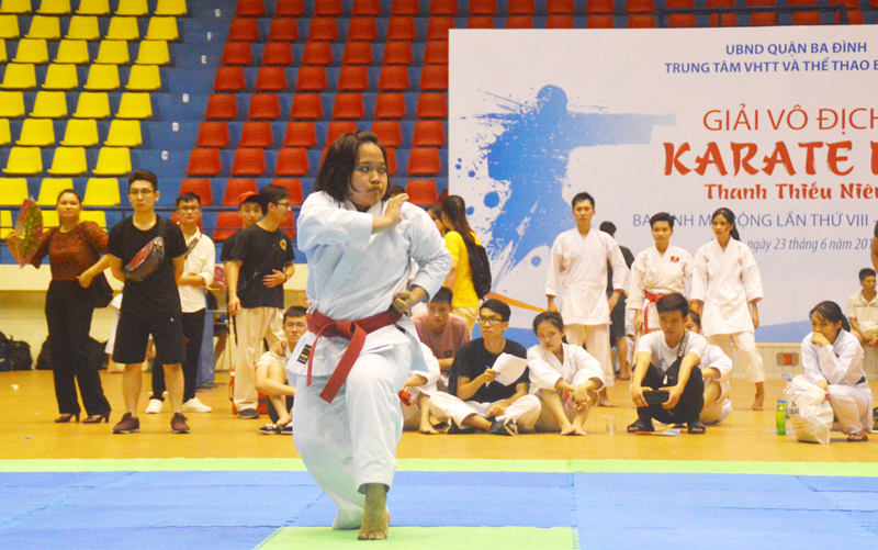 Hà Nội: Giải Karatedo phong trào lớn nhất tiếp tục được tổ chức - Ảnh 1