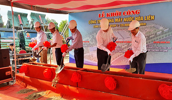 Chính thức khởi công nhà máy nước Hòa Liên ở Đà Nẵng - Ảnh 1