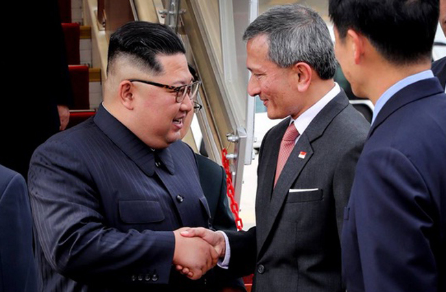 Nhà lãnh đạo Triều Tiên Kim Jong-un đã đến Singapore - Ảnh 1