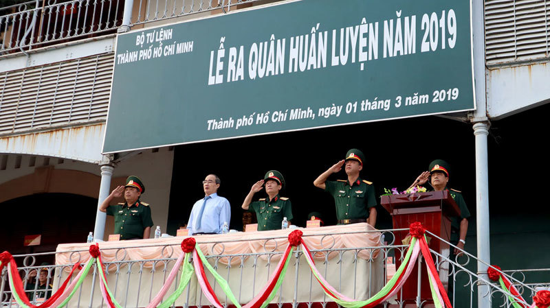 TP Hồ Chí Minh: 2.000 cán bộ, chiến sĩ ra quân huấn luyện năm 2019 - Ảnh 1