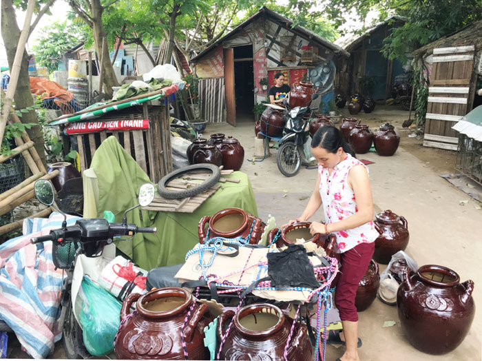 “Làng mắc cạn” trên sông Hồng - Ảnh 1