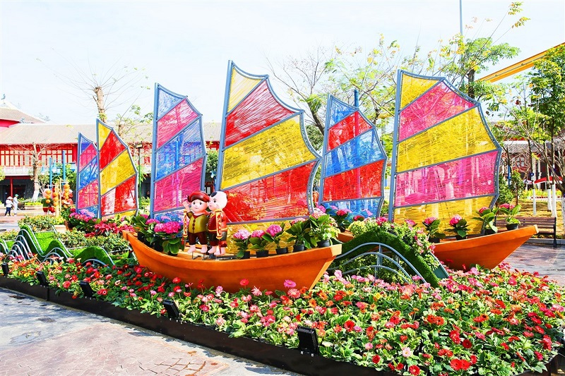 Lễ hội hoa xuân Sun World Halong Complex: Điểm hẹn hấp dẫn thu hút du khách dịp Tết - Ảnh 2