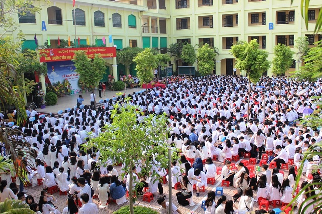Hơn 2 triệu học sinh Hà Nội rộn ràng khai giảng năm học 2019 - 2020 - Ảnh 7