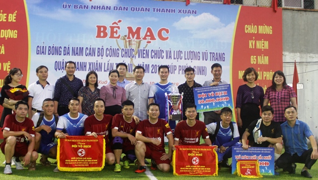 Chung kết Giải bóng đá quận Thanh Xuân - Ảnh 1
