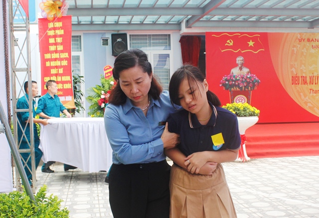 Quận Thanh Xuân diễn tập xử lý ngộ độc thực phẩm - Ảnh 1