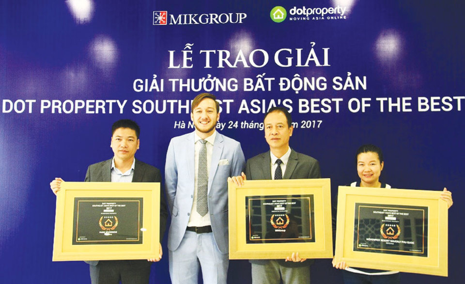 MIKGroup lập hat-trick  tại giải Dot Property Đông Nam Á 2017 - Ảnh 1