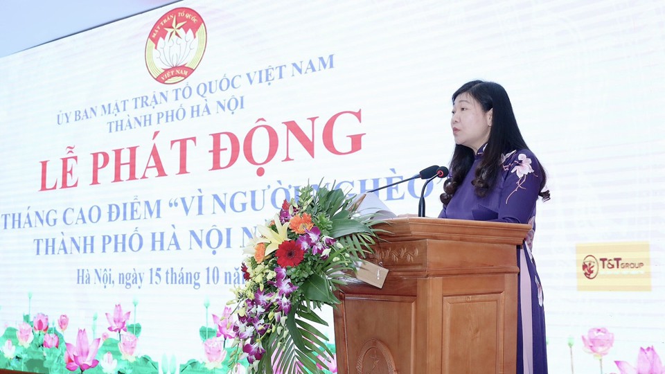 Hơn 7,2 tỷ đồng ủng hộ quỹ "Vì người nghèo" thành phố Hà Nội - Ảnh 1