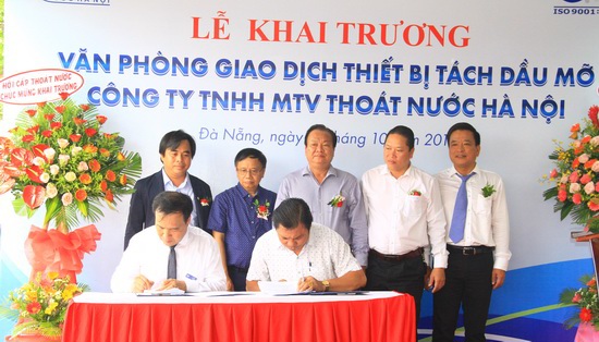 Công ty Thoát nước Hà Nội khai trương văn phòng thiết bị tách dầu mỡ tại Đà Nẵng - Ảnh 2