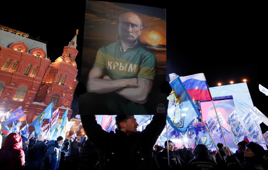 Hình ảnh ấn tượng nước Nga mừng chiến thắng lịch sử của Tổng thống Putin - Ảnh 5