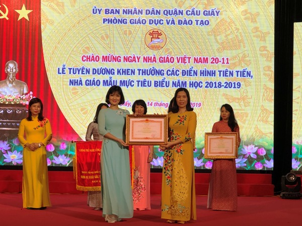 Cầu Giấy vinh danh những Nhà giáo tiêu biểu - Ảnh 1