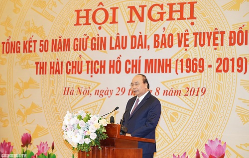Tổng kết 50 năm giữ gìn tuyệt đối an toàn thi hài Chủ tịch Hồ Chí Minh - Ảnh 1