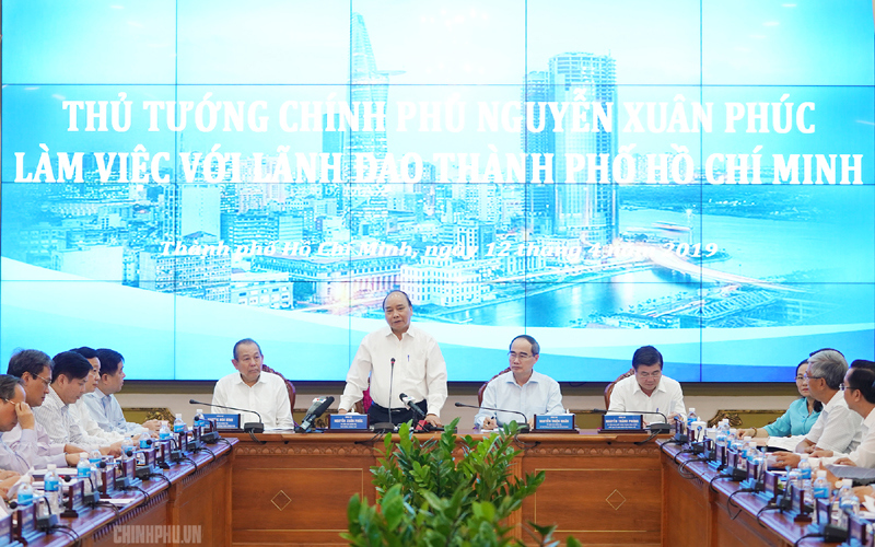 Thủ tướng làm việc với lãnh đạo chủ chốt TP Hồ Chí Minh - Ảnh 1