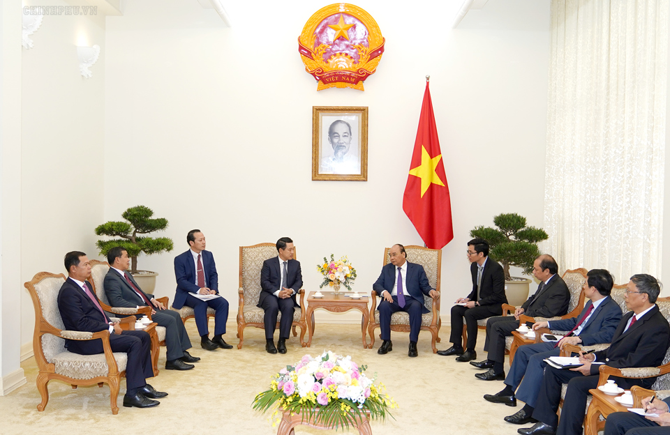 Thủ tướng Nguyễn Xuân Phúc tiếp Bộ trưởng Ngoại giao Lào - Ảnh 1