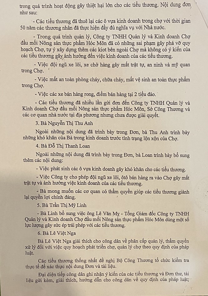 Nhiều dấu hiệu sai phạm tại Chợ đầu mối Hóc Môn: Bài học quản lý đắt giá trong quản lý chợ đầu mối trên địa bàn TP Hồ Chí Minh - Ảnh 4