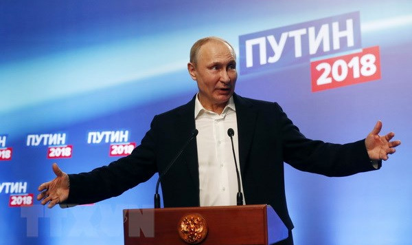 Điện mừng ông Vladimir Putin tái đắc cử Tổng thống Liên bang Nga - Ảnh 1
