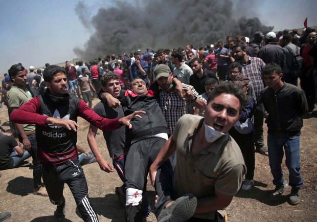 Hình ảnh hỗn loạn đầy khói súng tại Gaza sau khi Mỹ mở Đại sứ quán ở Jerusalem - Ảnh 3