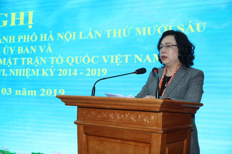 Đồng chí Nguyễn Lan Hương giữ chức Chủ tịch Ủy ban MTTQ Việt Nam TP Hà Nội - Ảnh 1