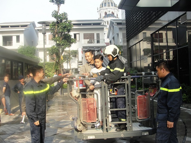 Trực quan công tác phòng cháy chữa cháy tại dự án Tràng An Complex - Ảnh 3