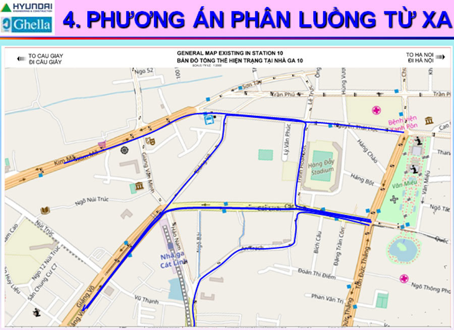 Hà Nội: Phân luồng giao thông phục vụ thi công nhà ga S9, S10 - Ảnh 4
