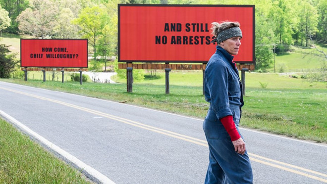 "Three Billboards Outside Ebbing, Missouri" chiến thắng tại Quả cầu vàng 2018 - Ảnh 1