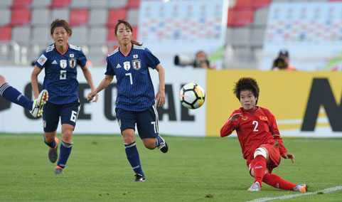 VCK Asian Cup nữ 2018: Tuyển nữ Viêt Nam thất thủ - Ảnh 1