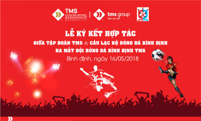 Sắp diễn ra lễ ký kết hợp tác giữa Tập đoàn TMS và Đội bóng đá Bình Định - Ảnh 1