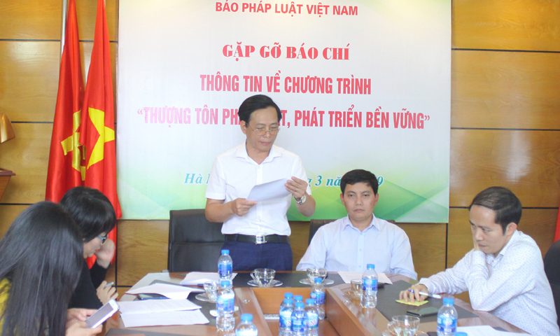 Báo Pháp luật Việt Nam tổ chức cuộc thi tôn vinh doanh nghiệp, doanh nhân - Ảnh 1