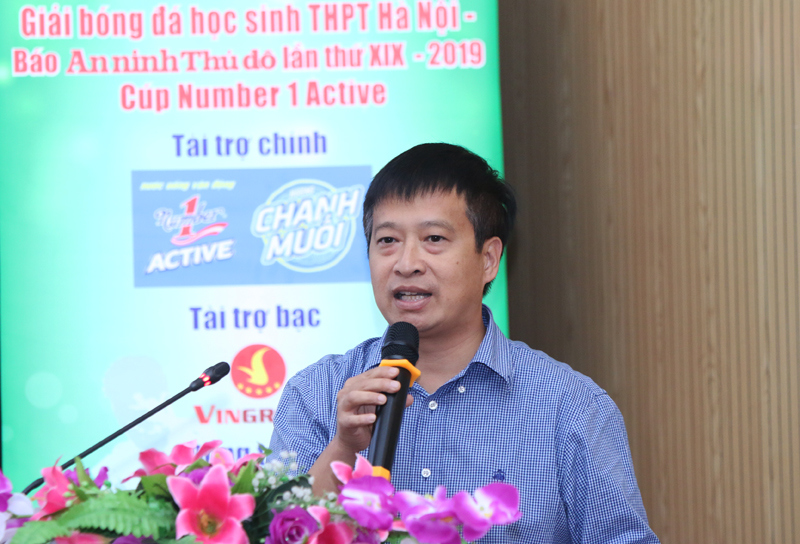 Giải bóng đá học sinh THPT Hà Nội năm 2019 lập kỷ lục mới về số đội tham gia - Ảnh 1