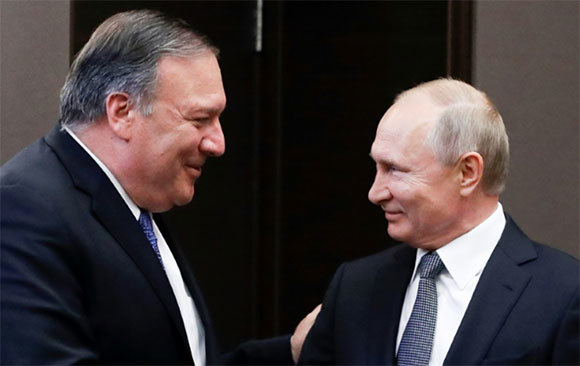 Bất đồng nổi cộm khi Tổng thống Putin tiếp Ngoại trưởng Pompeo - Ảnh 1