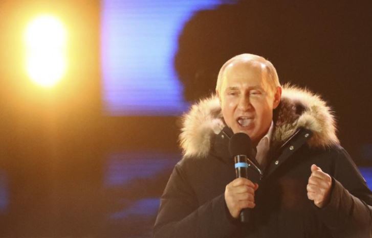 Ông Putin tiếp tục chiến thắng vang dội nhiệm kỳ Tổng thống thứ 4 - Ảnh 1