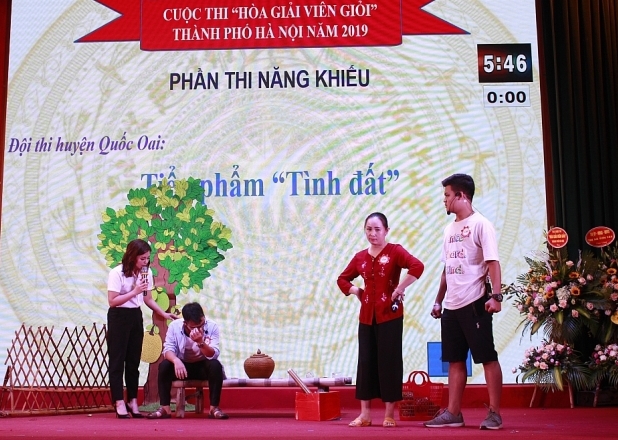 Thi “Hòa giải viên giỏi”: Thị xã Sơn Tây giành giải Nhất cụm 3 - Ảnh 3