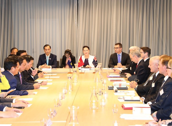 Chủ tịch Quốc hội dự đối thoại doanh nghiệp Việt Nam-Australia - Ảnh 1