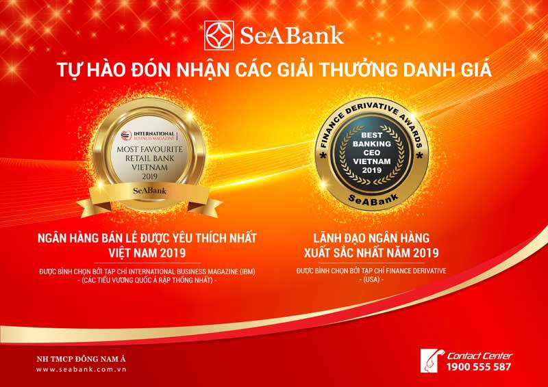 SeABank được vinh danh nhiều giải thưởng quốc tế uy - Ảnh 1