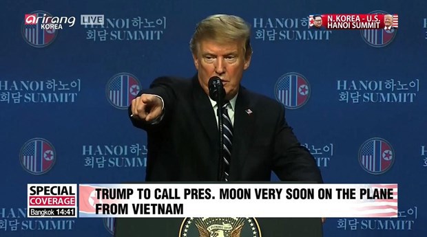 Hội nghị Thượng đỉnh Mỹ - Triều: Tổng thống Trump nói lý do không đạt được thỏa thuận chung - Ảnh 2