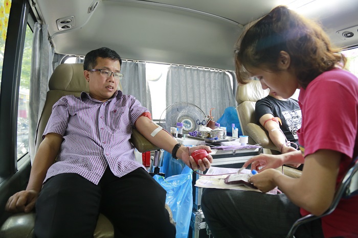 Cán bộ, nhân viên báo Kinh tế & Đô thị hiến máu tình nguyện - Ảnh 1