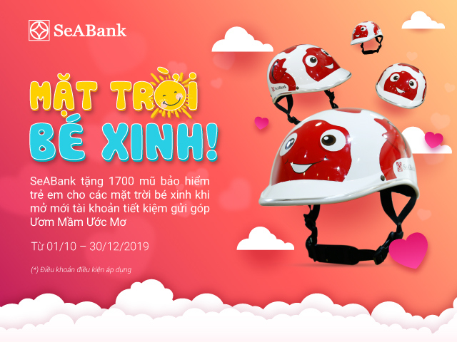 Seabank tặng 1.700 mũ bảo hiểm xinh xẳn cho mặt trời bé con - Ảnh 1