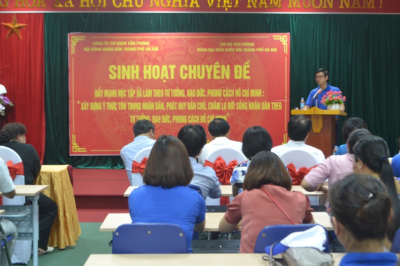Cơ quan Văn phòng Đoàn Đại biểu Quốc hội và HĐND TP Hà Nội: Học tập và làm theo Bác - Ảnh 3
